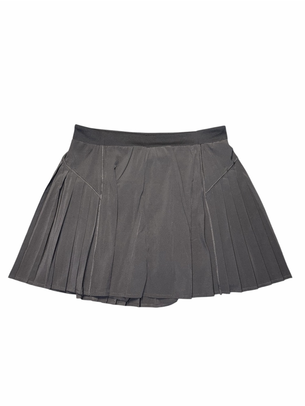 EUC SPANX Get Moving Black Pleated Tennis Skort Skirt Medium Pickleball Prep